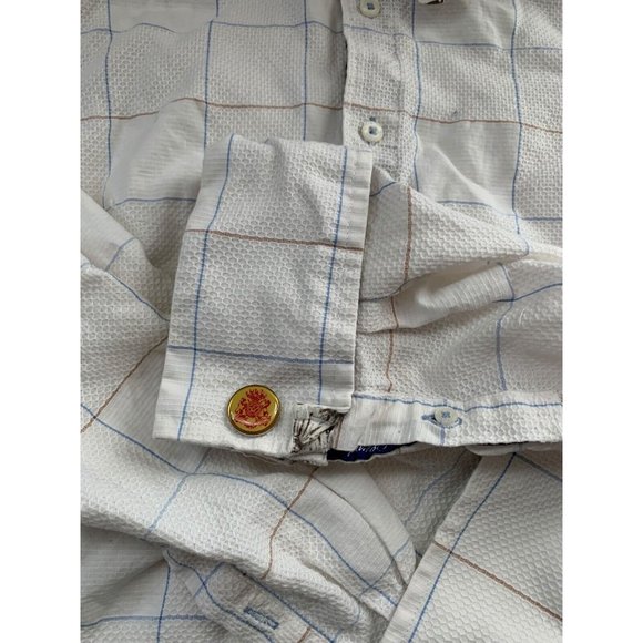 Christopher Wicks English Laundry Button Up Shirt Snap Button Cuff XXL READ - Picture 7 of 16